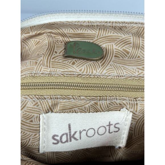 Sakroots by The Sak Crossbody Purse Bag Spirit Desert Owl Peace Canvas Jute - Picture 11 of 16